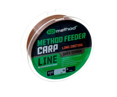 Леска Carp Pro Method+ Method Feeder Carp Dark Brown 150м 0.40мм (CP4715-040)