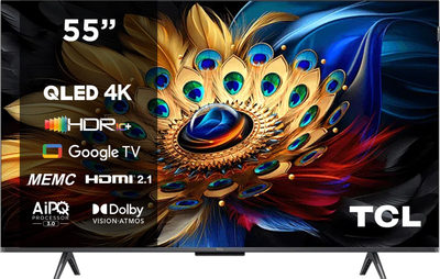 Телевизор TCL QLED 55" 55C655
