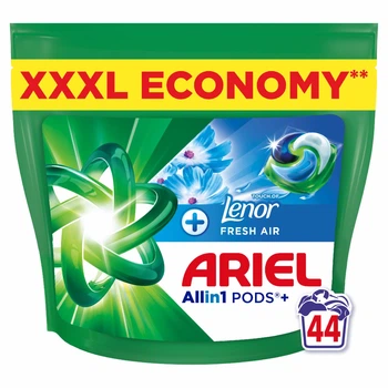 Капсули для прання Ariel Pods+ All-in-1 Touch of Lenor Дотик свіжого повітря Lenor 44 шт (8700216765077)