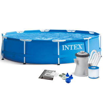 Басейн каркасний 9в1 INTEX 28202, 305 x 76 см, синій