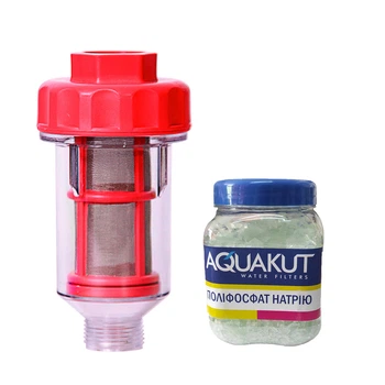 Фильтр для стиральной машинки KONO Премиум с промывным картриджем и полифосфатом + 500 г