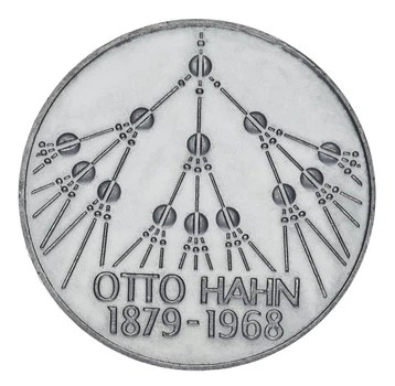 Монета Германия 5 марок 1979 F-VF Отто Ган