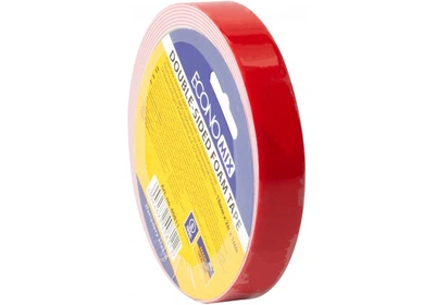 Скотч двусторонний на мягкой (вспененной) основе 18мм*2м*1мм., FOAM E40811 Economix