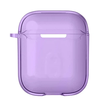 Кейс для навушників TPU Colorful футляр для AirPods 1/ AirPods 2 Purple