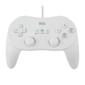 Геймпад Проводной Nintendo Wii RVL-005(-02) Classic Controller Pro White 1m Б/У