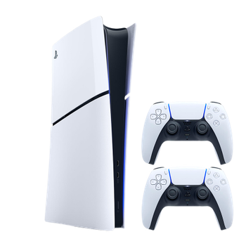 Набір Консоль Sony PlayStation 5 Slim Digital Edition 1TB White + Геймпад Бездротовий DualSense