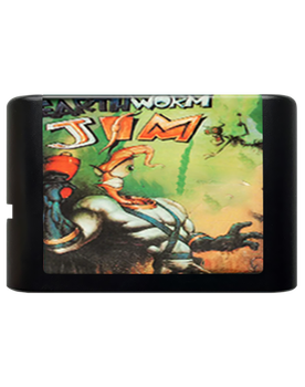 Игра RMC Mega Drive Earthworm Jim Английская Версия