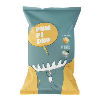 Попкорн Pumpidup зі Смаком Сметани та Кропу 90g