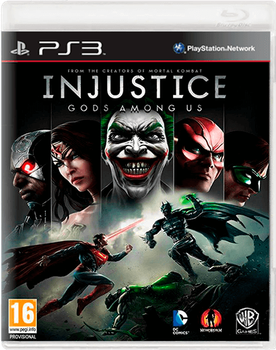 Игра Sony PlayStation 3 Injustice Gods Among Us Русские Субтитры Б/У
