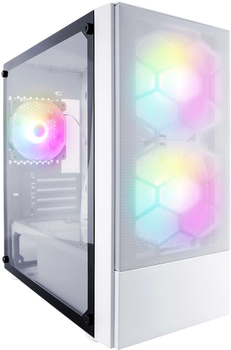 Корпус 1STPLAYER X4-M-WH-2F1P-W-1F1-W White