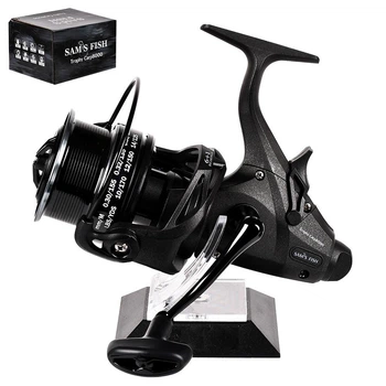 Катушка карповая с бейтранером "Trophy carp" 8000 6+1bb 5.1:1 2 шпули металл./графит Home SF24340-8