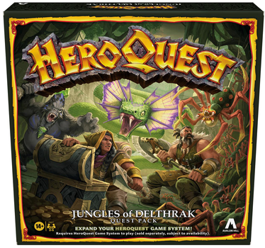 Dodatek do gry planszowej Hasbro Heroquest Dżungle Delthraku zestaw przygód (wersja angielska) (5010996227775)