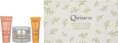 Zestaw do pielęgnacji twarzy Qiriness Boite A Caresse Source D'eau Krem 50 ml + Balsam Divine 30 ml + Maska Vitamine Le Wrap 20 ml (3760096762752)