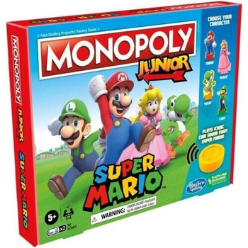 Gra planszowa Hasbro Monopoly Junior Super Mario (wersja grecka) (5010994126667)