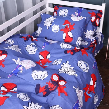 Простынь MirSon Бязь 17-0789 Spider-Man 2 Двуспальная 180x220 см (2200011396651)