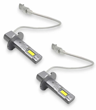 Светодиодные лампы с цоколем Н3 16SMD 3570 12V 12000LM MINI Белый свет комплект (37372)