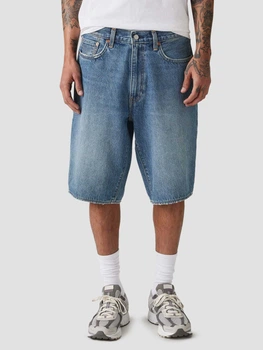 Шорты джинсовые длинные мужские Levi`s 478 Baggy Shorts 001JM-0005 34-12 Синие (5401187061917)