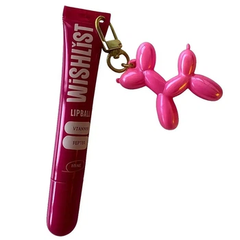 Бальзам блеск для губ ruby nectar Wishlist lip gloss balsam, 10 мл + игрушка-брелок WL-03-205