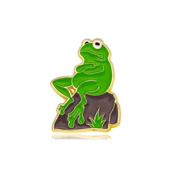 Значок, пин на одежду, рюкзак серия «Лягушка» PIN-0286