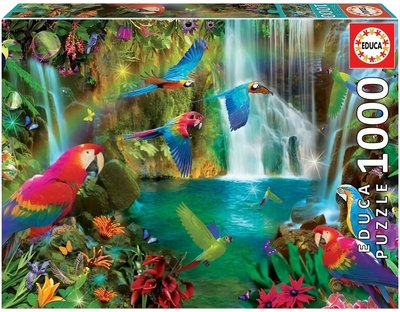 Puzzle Educa Tropical Parrots 1000 elementów (18457) (8412668184572)
