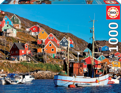 Puzzle Educa Nordic Houses 1000 elementów (17745) (8412668177451)