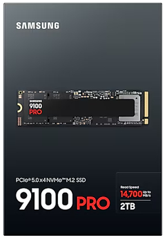SSD диск Samsung 9100 PRO 2 TB M.2 2280 PCIe 5.0 x4 NVMe 2.0 with Heatsink (MZ-VAP2T0CW)