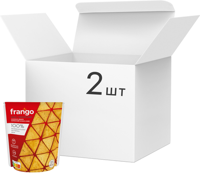Упаковка хумус-снеків Frango Пряний смак 40 г х 2 шт (0.08 кг) (4820224630076)