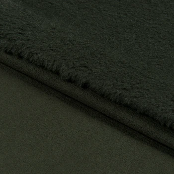 Ткань дубленка мех софт хаки (365г/м.кв140см пог.м) 162238