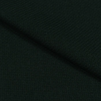 Ткань костюмная пике UNICO темно-зеленая (265г/м.кв150см пог.м) 173922
