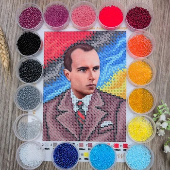 Набір для вишивання бісером Art-Millennium. NW-0709 Степан Андрійович Бандера 12х16 см