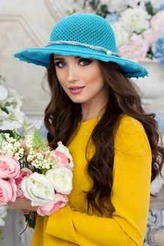 Капелюх Braxton «Сантана», бірюзовий (5131)