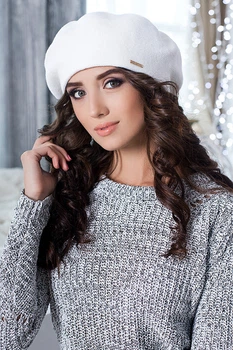 Берет Braxton «Віва», білий (3000)