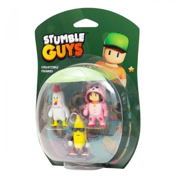 Набір колекційних фігурок Stumble Guys - Курча, Банан, Мяумер