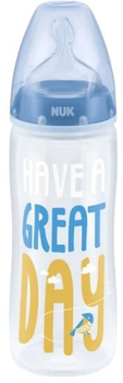 Butelka do karmienia Nuk Biberon First Choice Silicona 2XL Przezroczysta 360 ml (4008600364061)