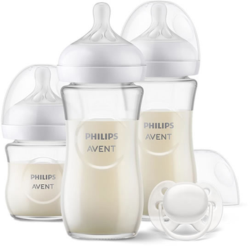 Zestaw butelek do karmienia Philips Avent Natural Response Cristal ze smoczkiem 3 szt (8710103990727)