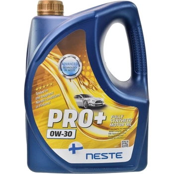 Олива моторна Neste Pro+ 0W30 ACEA А5/В5, API SP/CF синтетична 4л