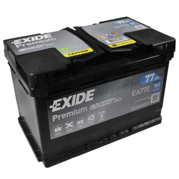 Акумуляторна батарея Exide Premium 6СТ-77 Євро (EA770) (760А)