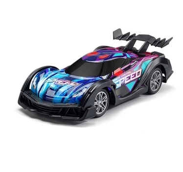 Гоночная машинка на радиоуправлении RC Drift RaceCar 4WD с LED-подсветкой Сине-фиолетовый (ЕДМ-179-12)