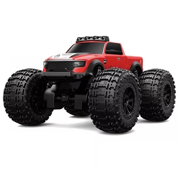 Водний позашляховик на радіокеруванні JJRC Amphibia Pro з LED-підсвічуванням, 4WD Червоний (ЕДМ-186-13)