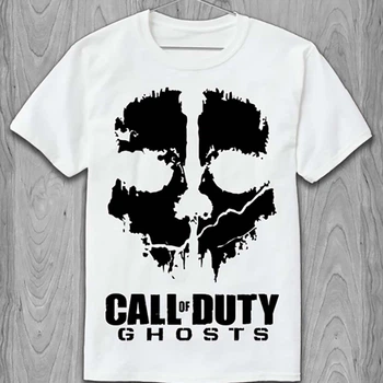 Футболка Call of Duty Ghost Skull Logo PG05639 goodreclama XS Білий