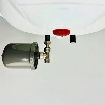 Підключення бака RT1.50 TANK Boiler Series сірий 6 бар (до 50л) KVANT