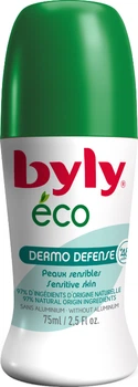 Шариковый дезодорант Byly Éco Dermo Defense Для атопичной и чувствительной кожи 75 мл (8411104051706)
