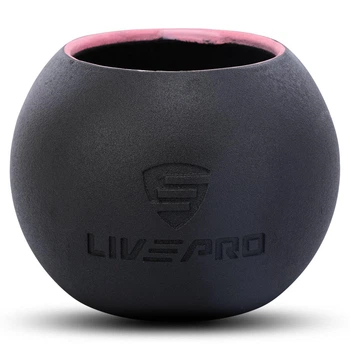 Гиря колокол чугунная окрашенная тренировочная для фитнеса Ball Bell LivePro 8047 вес 4кг