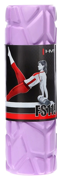 Wałek fitnes roller HMS 30 cm fioletowy FS119 (5907695540833)
