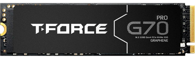 Dysk SSD Team Group T-FORCE G70 Pro 4TB M.2-2280 PCIe 4.0 x4 with Graphene Heat Sink (TM8FFH004T0C129)