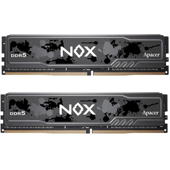 Модуль памяти DDR5 2x32GB/5600 Apacer NOX (AH5U64G56C522MBAA-2)