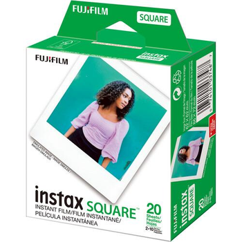 Фотопленка для камеры Fujifilm Instax Square 20 листов/фотографий (2 картриджа по 10 снимком) для FUJI SQ1 SQ6 SQ10 SQ20 SQ40 SP-3 LINK (Япония)