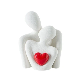 Статуетка для пар Red Heart 9х12см Біла (M-9562L-RD)