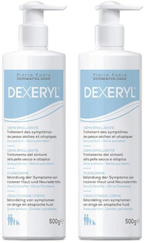 Zestaw kremów do ciała Dexeryl Emollient 2 x 500 g (3573994008101)