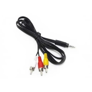 Кабель тюльпани для Смарт TV приставка Android TV 3RCA-jack 3.5mm 1m. для смарт-приставок Х96 Android і Т2-приставок